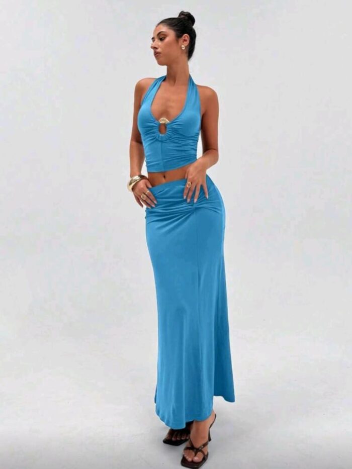Cerulean Horizon Gown