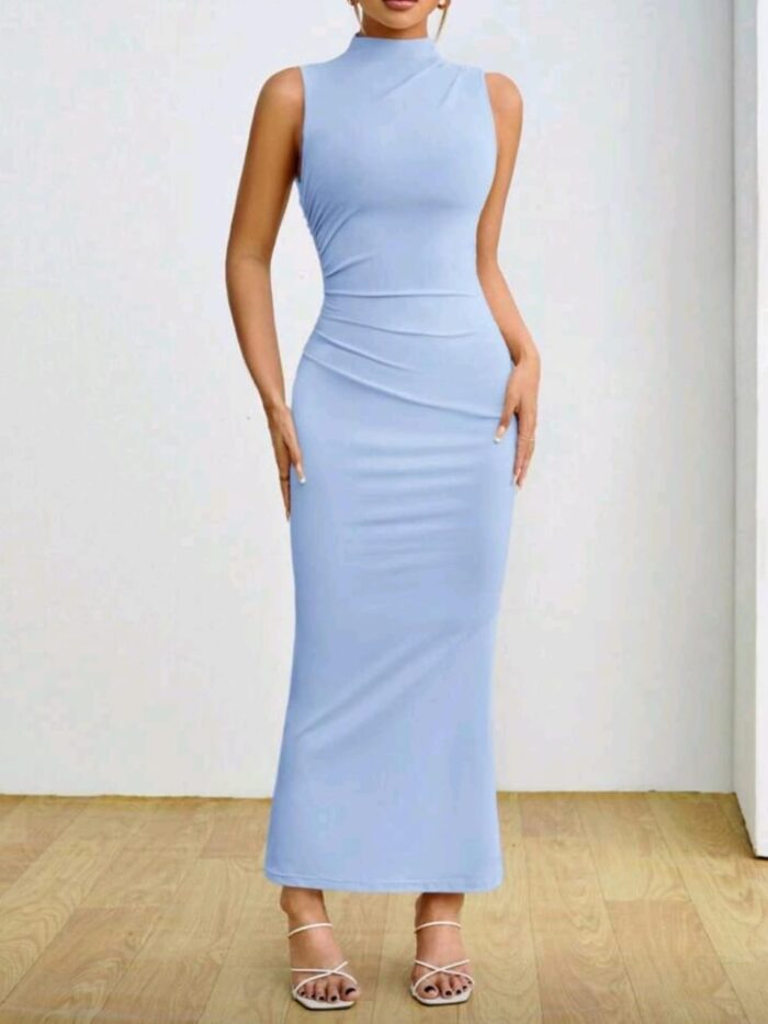 VERVE Aura Maxi Dress in Serene Baby Blue